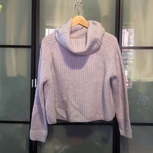 Zara orchid wide turtle neck sweater